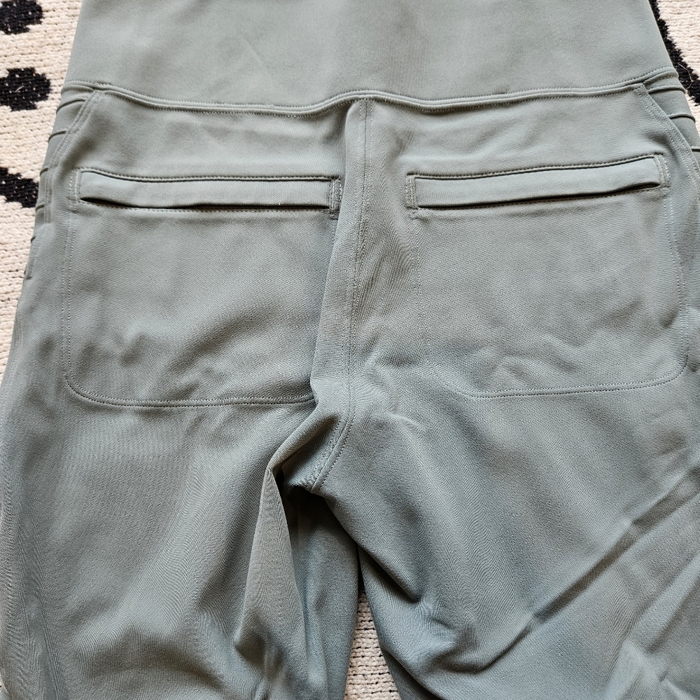 Athleta Delancey Motto Leggings Sz Small Ollve Full Length Textired Athletic - Picture 9 of 9